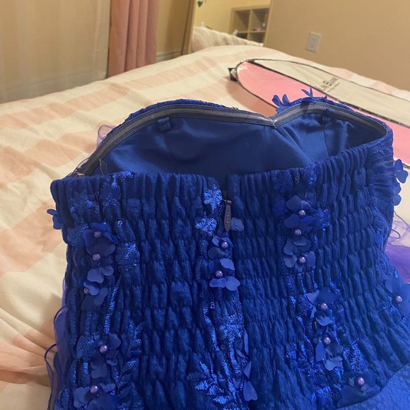 Royal Blue Formal Dress size 10/12 (small) by Blink Blank - Picture 6 of 7